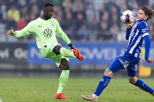 Malmö FFs målvakt Ismael Diawara och IFK Göteborgs