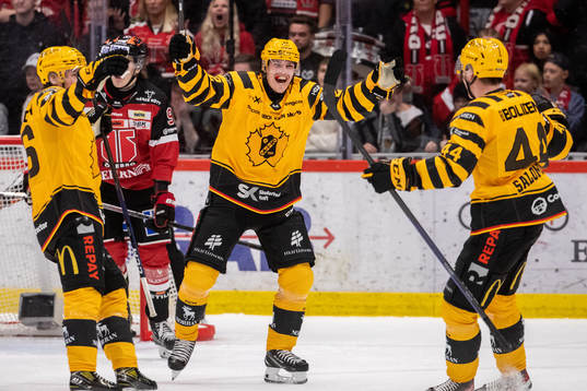 Skellefteås Jonathan Johnsson jublar