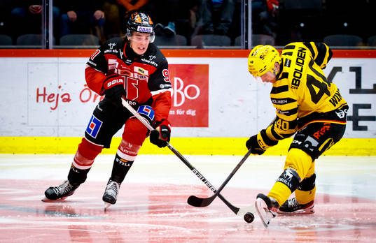 Örebros Leo Carlsson och Skellefteås Andreas Wingerli