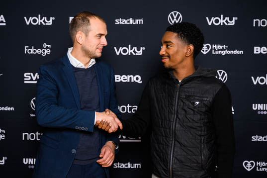 s sportchef Henrik Jurelius och Alexander Fesshaie