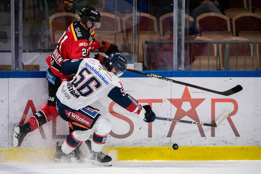 Luleås Juhani Tyrväinen och Linköpings Elias Sjöström