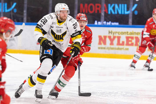 Västerås Lukas Zetterberg och Moras Johannes Johannessen
