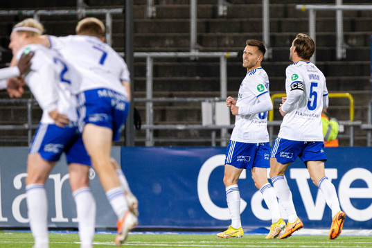 IFK Norrköpings Arnor Traustason jublar