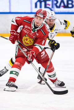 Moras Robin Johansson och Västeråss Mikael Frycklund