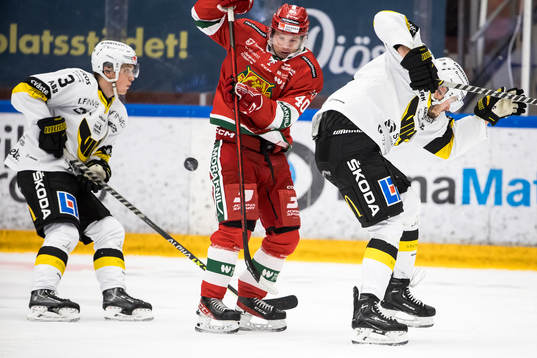 Moras Anton Heikkinen och Västeråss Patrik Parkkonen