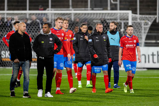 Helsingborgs spelare deppar