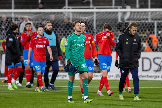 Helsingborgs spelare deppar