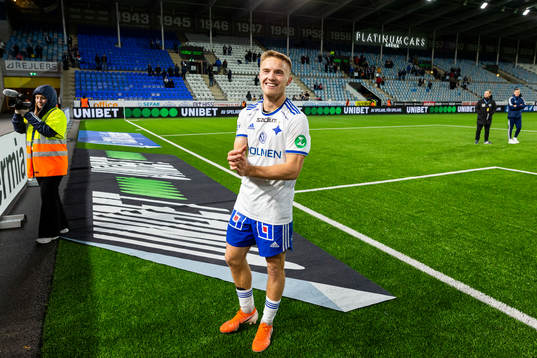 IFK Norrköpings Jacob Ortmark jublar