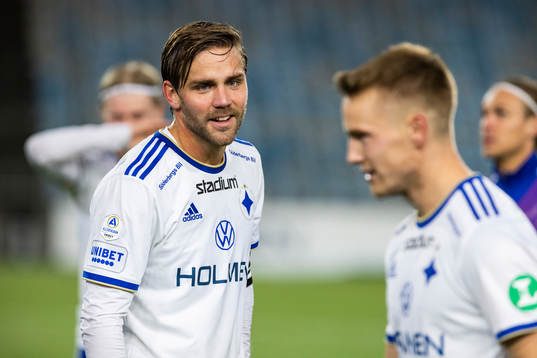 IFK Norrköpings Christoffer Nyman jublar