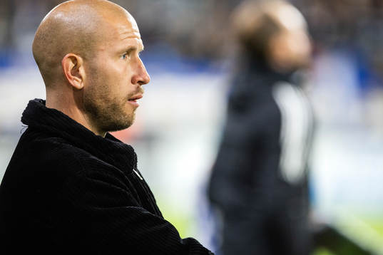 Helsingborgs tränare Mattias Lindström