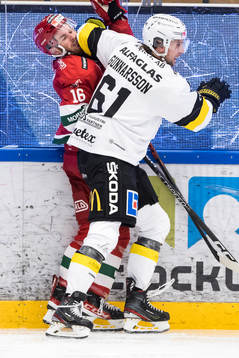 Moras Kevin Hancock och Västeråss Daniel Gunnarsson