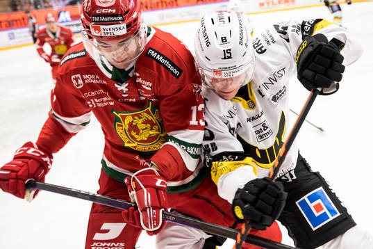 Moras Fabian Ilestedt och Västeråss Filip Wiberg