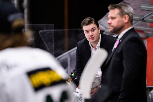 Östersunds assisterande tränare Markus Molin och tränare