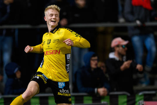 Elfsborgs Oscar Aga jublar