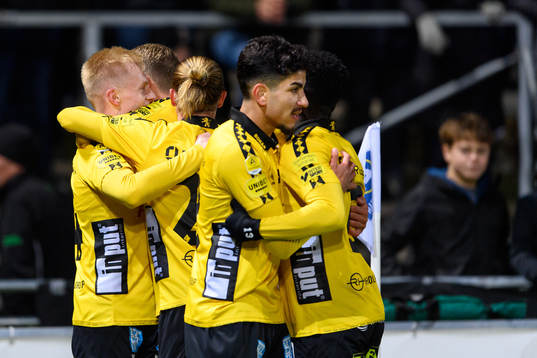 Elfsborgs spelare jublar