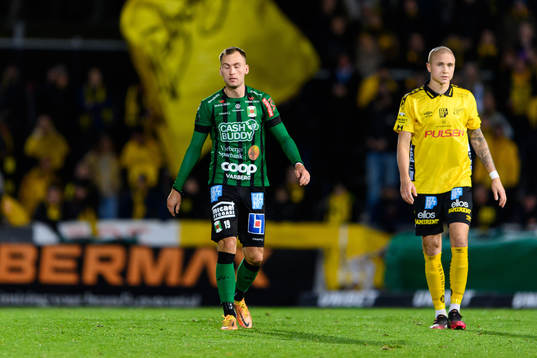 Varbergs Filip Bohman och Elfsborgs Sebastian Holmen