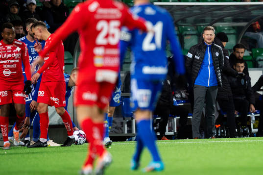 Värnamos tränare Kim Hellberg