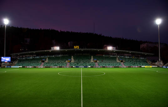NP3 arena innan fotbollsmatchen i Allsvenskan mellan GIF