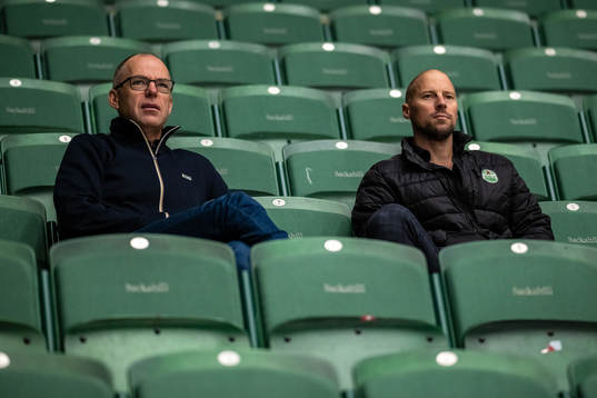 Rögles klubbdirektör Daniel Koch och Sportchef Chris