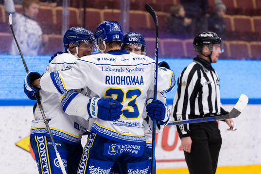 Leksands Patrik Zackrisson, Mikael Ruohomaa, Oskar Lang