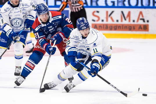 Oskarshamns Myles Powell och Leksands Martin Karlsson