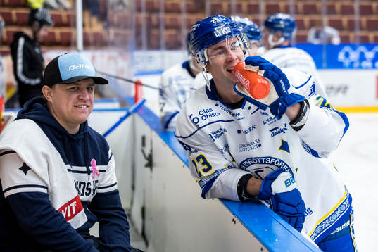 Leksands materialförvaltare Jesper Korning och Leksands
