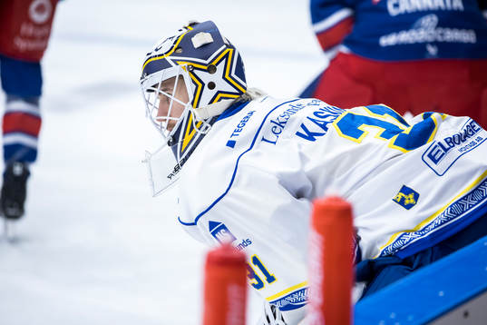 Leksands målvakt Kasimir Kaskisuo