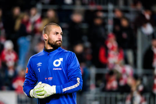 Degerfors målvakt Alfie Malik Whiteman