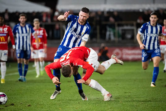 IFK Göteborgs Marcus Berg och Degerfors Gustaf Lagerbielke