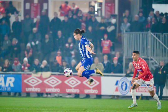 IFK Göteborgs Eman Markovic och Degerfors Elyas Bouzaiene