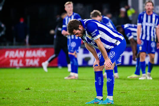 IFK Göteborgs Emil Salomonsson deppar