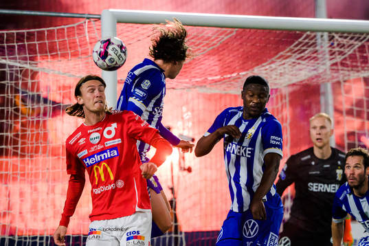 Degerfors Gustav Granath och IFK Göteborgs Suleiman
