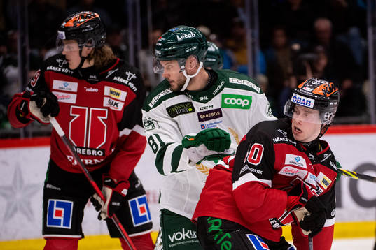 Färjestads Theodor Lennström och Örebros Elias Ekström