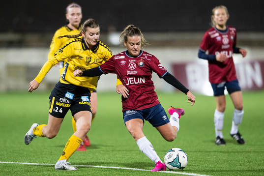 Elfsborgs Ida Backlund och Örgrytes Frida Bremer