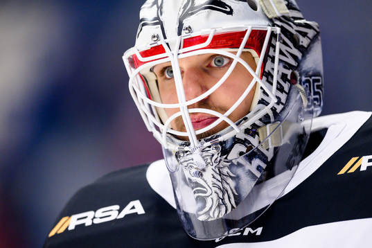 Malmö Redhawks målvakt Adam Werner