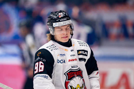Malmö Redhawks Lukas Wernblom deppar
