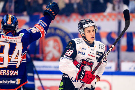 Malmö Redhawks Noah Schalin deppar