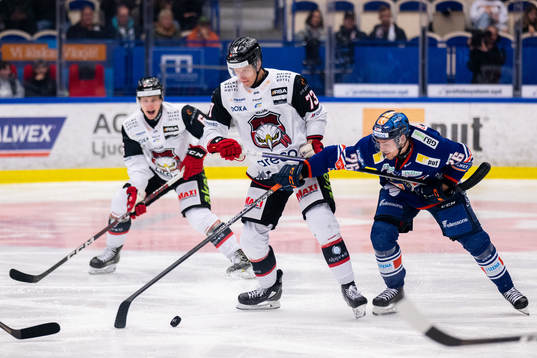 Malmö Redhawks Adam Ollas Mattsson och Växjös Joel