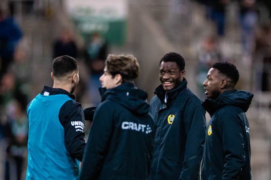 Hammarbys Abdelrahman Saidi, David Concha, Nathaniel Adjei