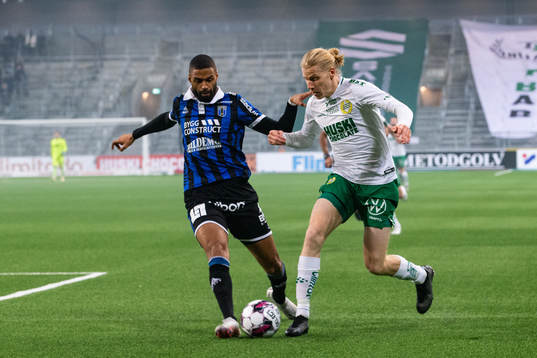 Sirius Kristopher Da Graca och Hammarbys Gustav Ludwigson