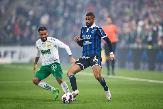 Hammarbys Mohanad Jeahze och Sirius Kristopher Da Graca