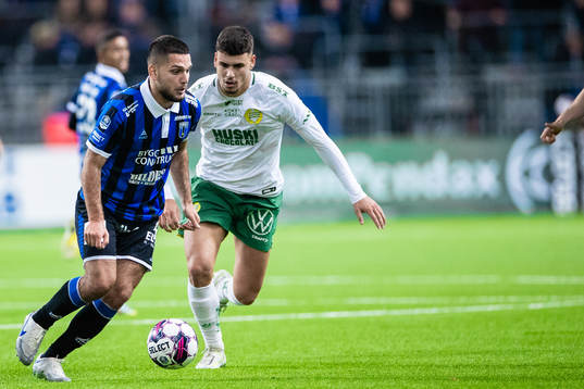 Sirius Edi Sylisufay och Hammarbys Edvin Kurtulus