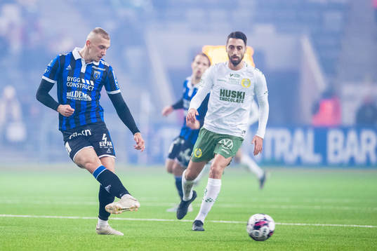 Sirius Jakob Voelkerling Persson och Hammarbys Nahir Besara