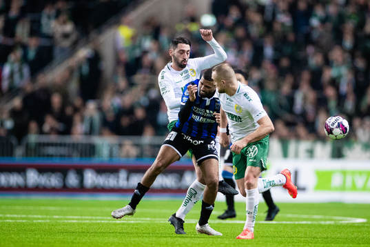 Hammarbys Nahir Besara och Sirius Kristopher Da Graca