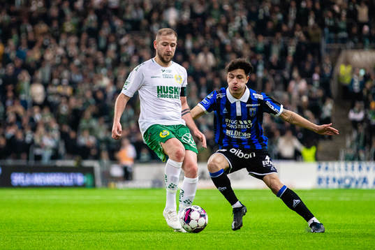 Hammarbys Darijan Bojanic och Sirius Antonio Yakoub