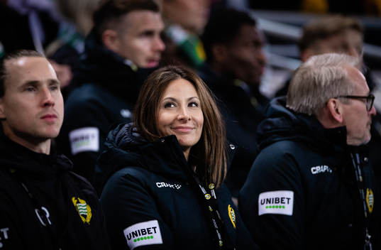 Hammarbys team manager Atena Gerontidou
