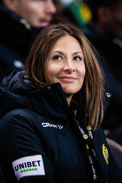 Hammarbys team manager Atena Gerontidou