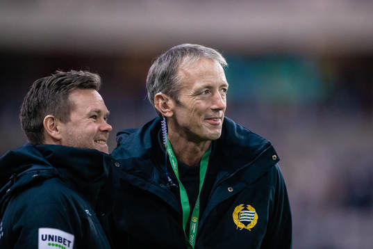 Hammarbys läkare Pierre Rotzius och säkerhetsansvarige