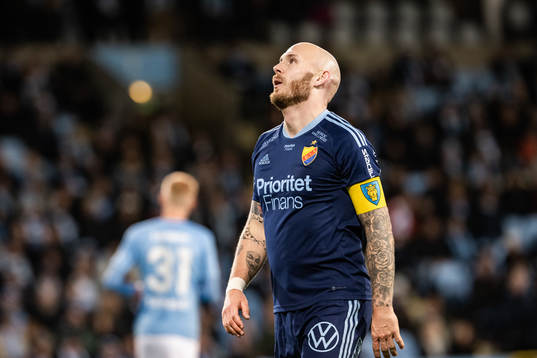Djurgårdens Magnus Eriksson deppar
