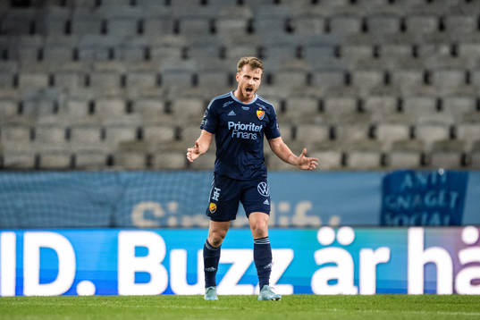 Djurgårdens Rasmus Schuller deppar